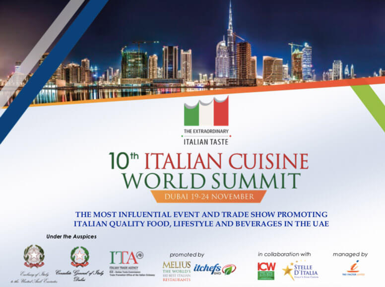 Dubai Summit in EXTRAORDINARY ITALIAN TASTE again!