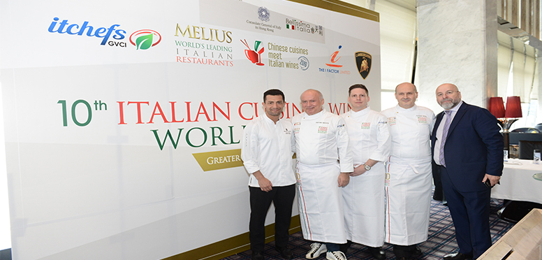 TEN EDITIONS OF THE ITALIAN CUISINE AND WINES WORLD SUMMIT–  THE ROADSHOW IN HONG KONG, BEIJING, SHANGHAI AND DUBAI.